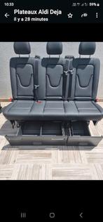 originele zwarte leren bedstoelen Mercedes V Klasse V 250 30, Auto-onderdelen, Nieuw, Ophalen of Verzenden