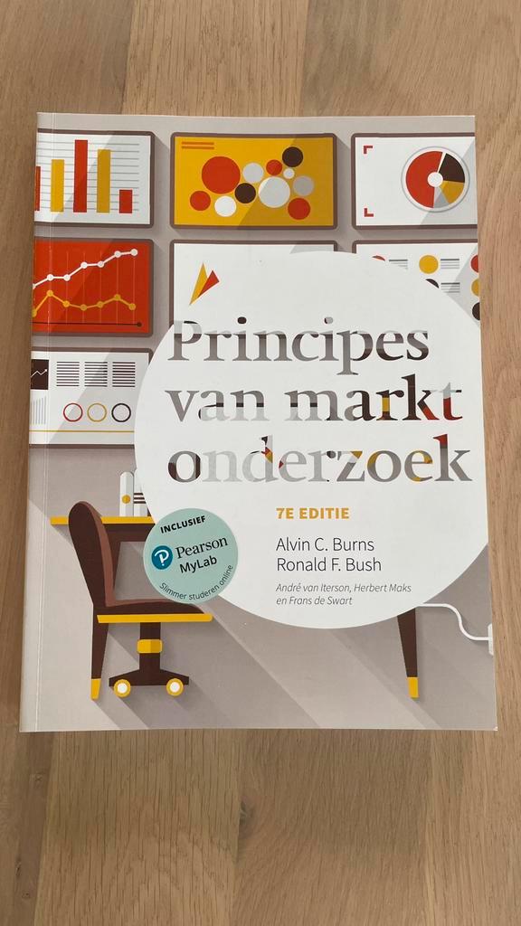 Ronald F. Bush - Principes van marktonderzoek, Boeken, Schoolboeken, Zo goed als nieuw, Overige vakken, Ophalen of Verzenden