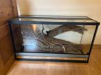 Terrarium de 80x30x45cm, Enlèvement ou Envoi, Comme neuf, Terrarium ou Paludarium
