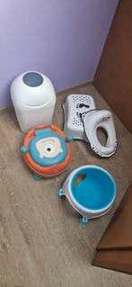 Pot et siège douche + poubelle anti odeur bebe, Enfants & Bébés, Comme neuf, Enlèvement