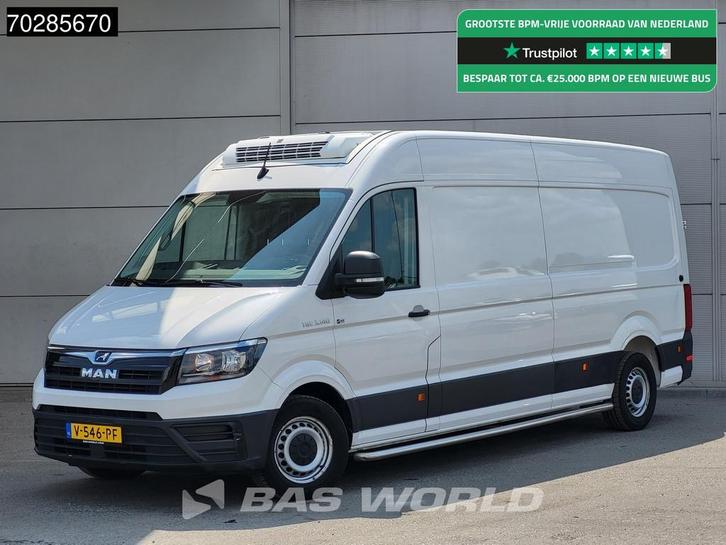 MAN TGE 3.140 Bi Temp Koelwagen Vriezer Themo King V-300 MAX, Auto's, Bestelwagens en Lichte vracht, Bedrijf, Te koop, Airconditioning