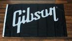 Gibson promovlag - 90 cm x 60 cm - Vlag van Gibson, Ophalen of Verzenden, Zo goed als nieuw, Elektrische gitaar