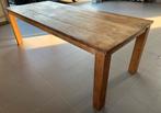 Teak eettafel 240x99x79, Huis en Inrichting, Tafels | Eettafels, Ophalen, Zo goed als nieuw