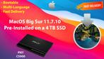 Big Sur 11.7.10 Voor-Geïnstalleerde PNY SSD 4 TB macOS OSX, Nieuw, MacOS, Verzenden