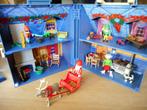Playmobil - Huis van de kerstman - meeneemhuis, Kinderen en Baby's, Speelgoed | Playmobil, Ophalen of Verzenden, Zo goed als nieuw