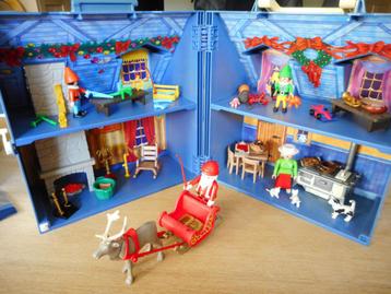Playmobil - Huis van de kerstman - meeneemhuis beschikbaar voor biedingen
