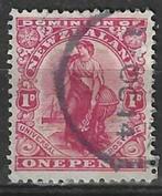 Nieuw Zeeland 1909/1910 - Yvert 136 - Landbouwter - 1 p. (ST, Timbres & Monnaies, Timbres | Océanie, Affranchi, Envoi