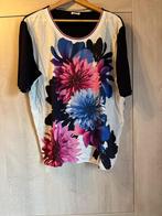 tshirt met print bloemen gerry weber 48 achterkant effen, Kleding | Dames, Grote Maten, Gerry Weber, Ophalen of Verzenden, Zo goed als nieuw