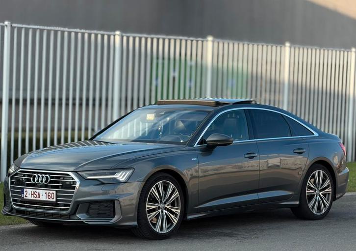 Audi A6 3.0 50TDI Full Option 2018 157.000KM, Auto's, Audi, Bedrijf, A6, Keyless entry, Automaat, Leder, Vierwielaandrijving, Ophalen