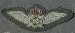 BELGIQUE: AVIATION LEGERE - BREVET PILOTE BRODE, Verzenden, Luchtmacht, Embleem of Badge