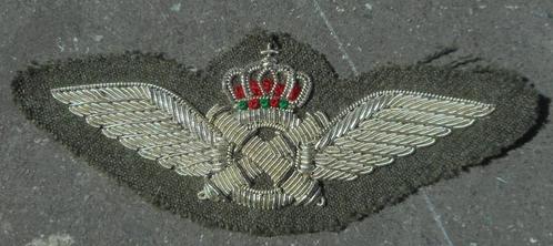 BELGIQUE: AVIATION LEGERE - BREVET PILOTE BRODE, Verzamelen, Militaria | Algemeen, Luchtmacht, Embleem of Badge, Verzenden