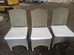 4 rieten stoelen, Huis en Inrichting, Stoelen, Ophalen, Zo goed als nieuw