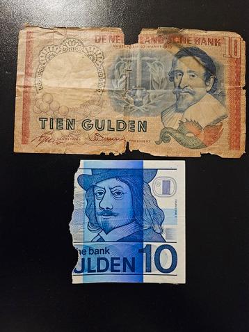 2 x 10 gulden Nederland set, Postzegels en Munten, Bankbiljetten | Nederland, Ophalen of Verzenden, 10 gulden, Setje