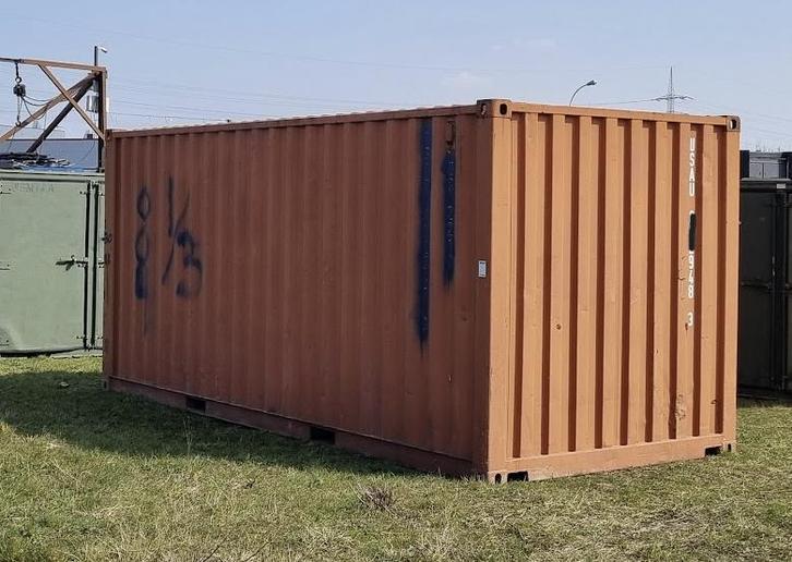 Container maritime 20 pieds (6m) d'occasion, Doe-het-zelf en Bouw, Containers, Verzenden