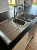 Franke spoelbak en franke uitschuifbare mengkraan, Ophalen