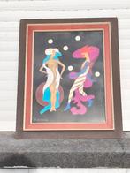 Gouache signe Albert Gustave gregoire, Antiek en Kunst, Ophalen of Verzenden