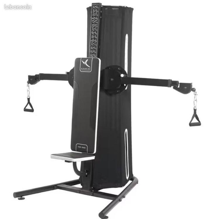 HG 360 (bras 360, double poulie) + 8 accessoires pro neuf, Sports & Fitness, Appareils de fitness, Comme neuf, Autres types, Bras