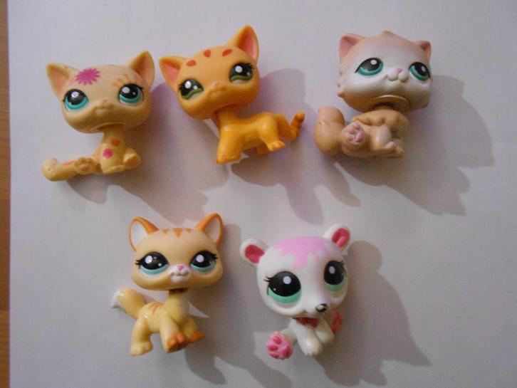 chats ours  Petshop chats vintage Hasbro 2006 2007 ou LPS, Collections, Jouets miniatures, Utilisé, Enlèvement