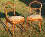 Paar antieke Louis XV-stoelen uit de 18e eeuw., Antiek en Kunst, Ophalen