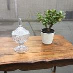 Mooie kristallen snoeppot op voet, Antiek en Kunst, Antiek | Glaswerk en Kristal, Ophalen of Verzenden