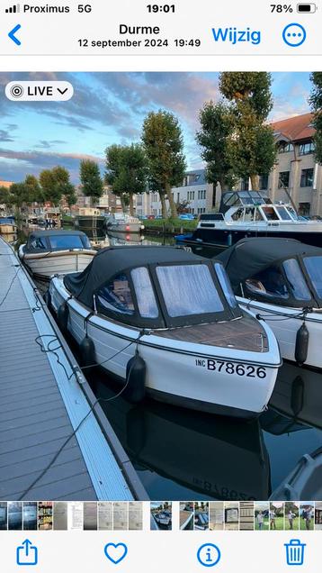 Elektrische sloep, Watersport en Boten, Ophalen, Polyester, Elektrisch