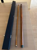 Vintage biljart keu, Sport en Fitness, Biljarten en Poolen, Ophalen, Gebruikt, Keu of Ballen