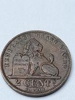 Prachtige  2 cent vlaams leeuwencent 1911, Ophalen of Verzenden