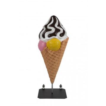 Crème glacée 170 cm - mobile à glace en polyester sur corne, Enlèvement, Neuf