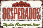 Reclamebord vintage Desperados 2 - mancave poolhouse nieuw, Ophalen of Verzenden, Zo goed als nieuw, Reclamebord