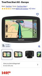 TomTom start 62 met nieuwe kaart West Europa., Auto diversen, Autonavigatie, Ophalen of Verzenden, Zo goed als nieuw
