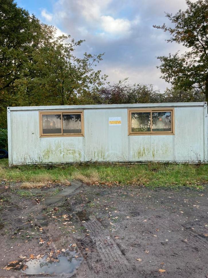 Bureau container/ opslag (geisoleerd 6cm), Doe-het-zelf en Bouw, Bouwketen en Schaftketen, Zo goed als nieuw, Ophalen