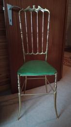 Goudkleur ijzer stoel, Huis en Inrichting, Stoelen, Ophalen, Overige kleuren, Zo goed als nieuw, Metaal