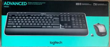 Clavier et souris Logitec MK520 avancés, Enlèvement, Qwerty, Neuf, Sans fil