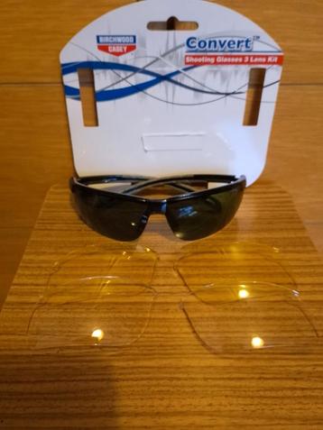 Convert schooting glasses 3 lens kit, Schietbril beschikbaar voor biedingen