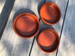 3 vuurvaste schaaltjes, Huis en Inrichting, Keuken | Servies, Ophalen of Verzenden, Zo goed als nieuw, Kom(men), Effen