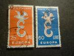 Italië/Italie 1958 Mi 1016/1017(o) Gestempeld/Oblitéré, Verzenden