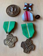 Lot van 4 medailles, Ophalen of Verzenden, Brons