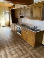 keukenblok, Huis en Inrichting, Ophalen, Gebruikt, Bruin, Enkelwandige keuken