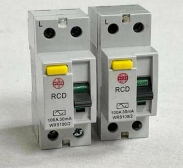 2x Aardlekschakelaar Wylex RCD 100a 30mA wrs100/2 - 2 pole beschikbaar voor biedingen