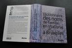 DICTIONNAIRE DES NOMS DE FAMILLE EN WALLONIE ET A BRUXELLES, Enlèvement ou Envoi, Utilisé, GERMAIN HERBILLON