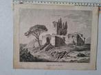 Oude gravure Vicomte de Senonnes Vue prise dans les Appenins, Ophalen of Verzenden