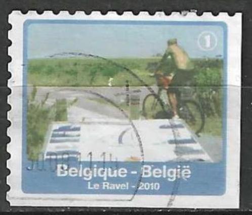 Belgie 2010 - Yvert 4036 /OBP 4055a - Fietstoerisme (ST), Timbres & Monnaies, Timbres | Europe | Belgique, Affranchi, Envoi