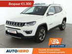 Jeep Compass 1.4 M-Air Limited 4WD (bj 2018, automaat), Auto's, Jeep, Gebruikt, Zwart, Wit, 5 zetels