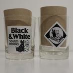 2 Black & White whisky glazen, Ophalen of Verzenden, Zo goed als nieuw, Gebruiksvoorwerp