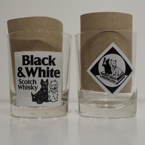 2 Black & White whisky glazen, Verzamelen, Merken en Reclamevoorwerpen, Zo goed als nieuw, Gebruiksvoorwerp, Ophalen of Verzenden
