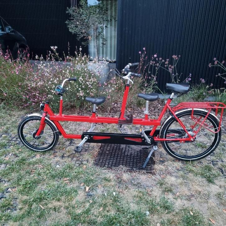 Onderwaterfiets, tandem met kinderen, Fietsen en Brommers, Fietsen | Tandems, Gebruikt, Ophalen