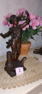 Antiek beeld figuur in zamac nr 2, Ophalen of Verzenden