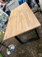 Table à manger 8 personnes en bois / métal, Maison & Meubles, Tables | Tables à manger, Rectangulaire, 50 à 100 cm, Enlèvement