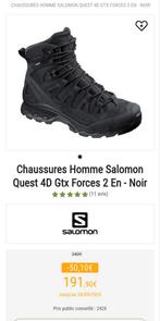 Salomon Quest 4D GTX Forces 2 schoenen maat 45, Ophalen of Verzenden, Nieuw, Schoenen