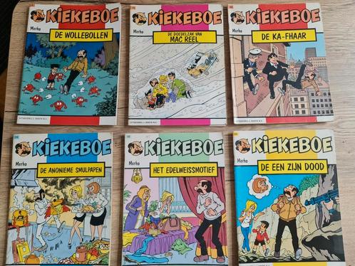 Strips kiekeboe / merho ( 5  stuks )  uitgave jaren '80, Boeken, Stripverhalen, Gelezen, Ophalen of Verzenden